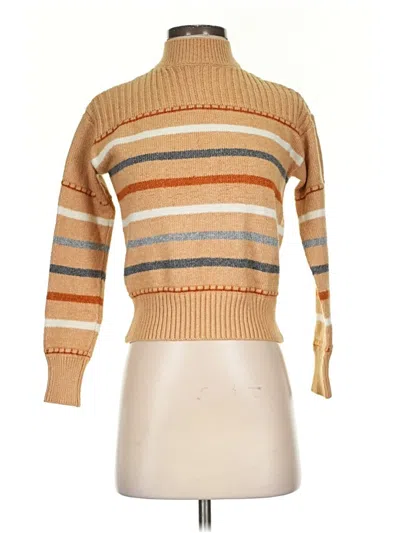 Pre-owned St. John's Bay Turtleneck Sweater In Brown