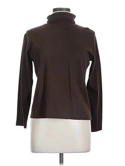 Pre-owned St. John's Bay Turtleneck Sweater In Brown