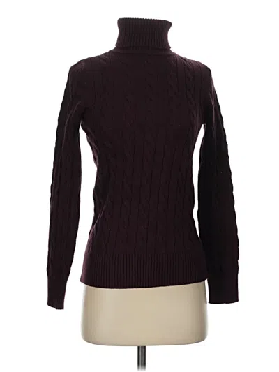 Pre-owned St. John's Bay Turtleneck Sweater In Burgundy