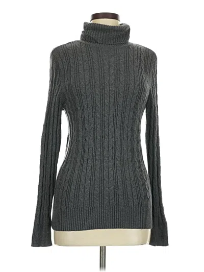 Pre-owned St. John's Bay Turtleneck Sweater In Gray
