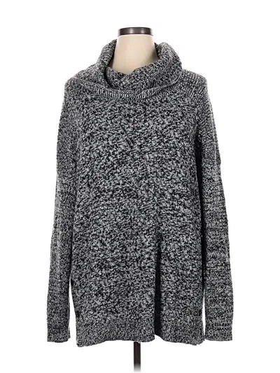 Pre-owned St. John's Bay Turtleneck Sweater In Gray