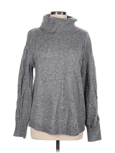 Pre-owned St. John's Bay Turtleneck Sweater In Gray