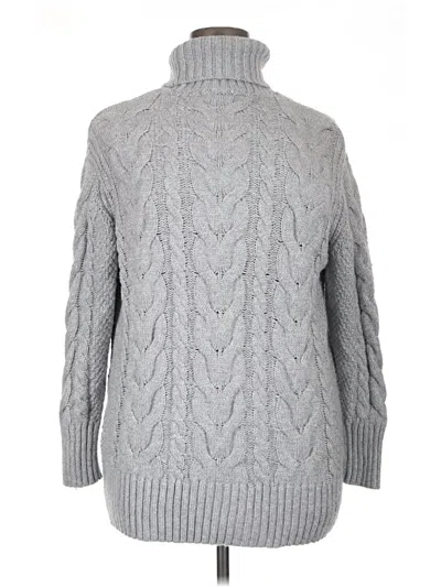 Pre-owned St. John's Bay Turtleneck Sweater In Gray