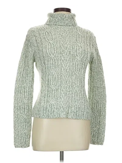 Pre-owned St. John's Bay Turtleneck Sweater In Green