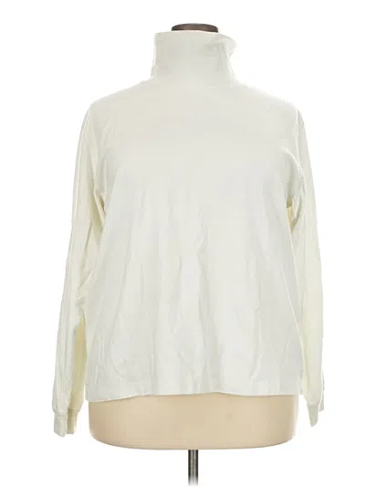 Pre-owned St. John's Bay Turtleneck Sweater In Ivory
