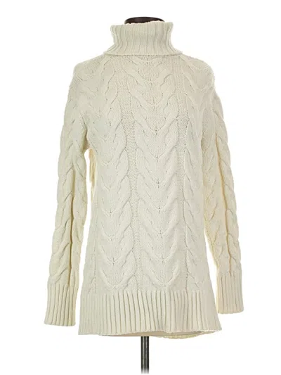 Pre-owned St. John's Bay Turtleneck Sweater In Ivory
