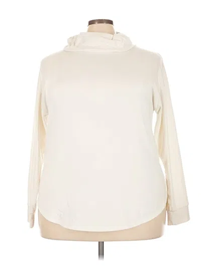 Pre-owned St. John's Bay Turtleneck Sweater In Ivory