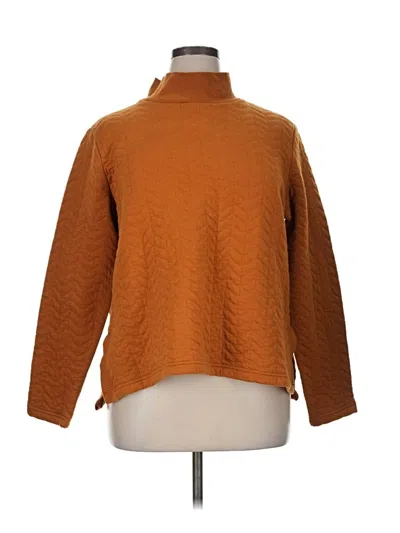 Pre-owned St. John's Bay Turtleneck Sweater In Orange