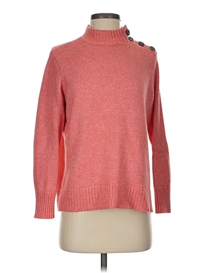 Pre-owned St. John's Bay Turtleneck Sweater In Red