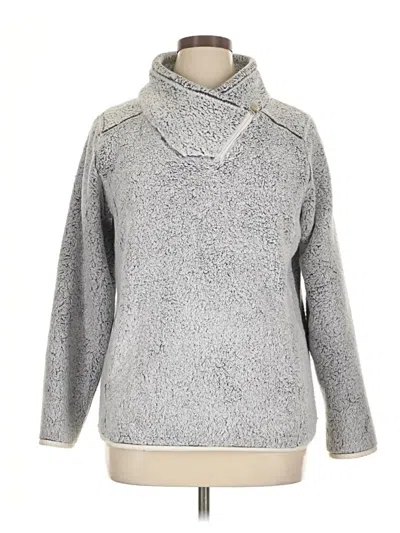 Pre-owned St. John's Bay Turtleneck Sweater In Silver