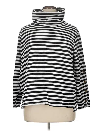 Pre-owned St. John's Bay Turtleneck Sweater In Silver