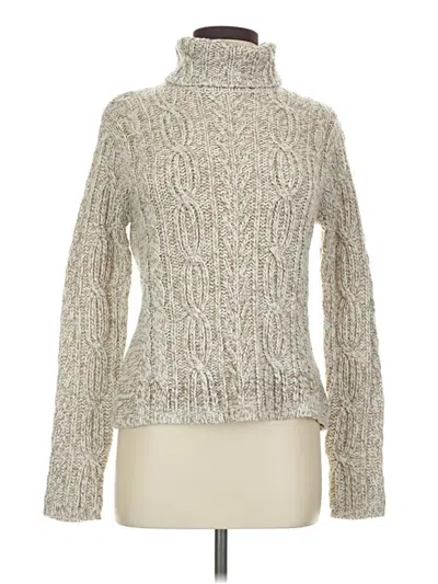 Pre-owned St. John's Bay Turtleneck Sweater In Silver