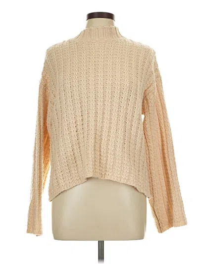 Pre-owned St. John's Bay Turtleneck Sweater In Tan