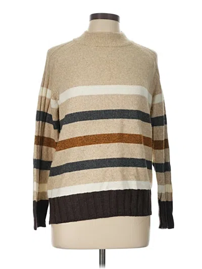 Pre-owned St. John's Bay Turtleneck Sweater In Tan