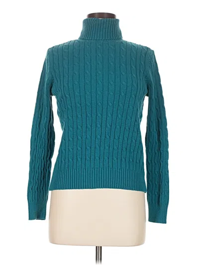 Pre-owned St. John's Bay Turtleneck Sweater In Teal