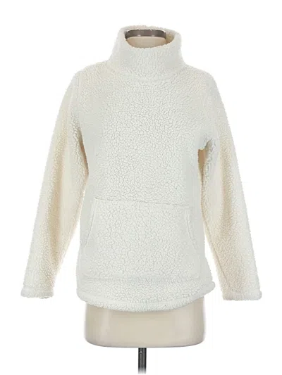 Pre-owned St. John's Bay Turtleneck Sweater In White