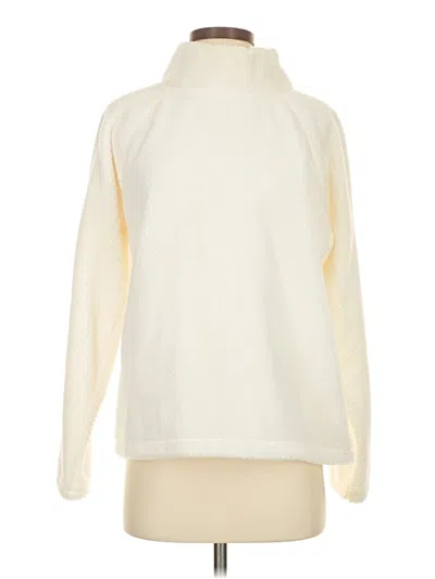 Pre-owned St. John's Bay Turtleneck Sweater In White