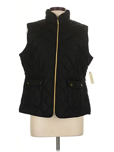 Pre-owned St. John's Bay Vest In Black