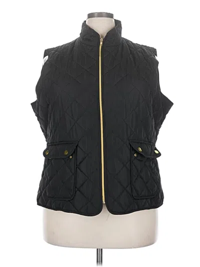 Pre-owned St. John's Bay Vest In Black