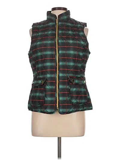 Pre-owned St. John's Bay Vest In Green