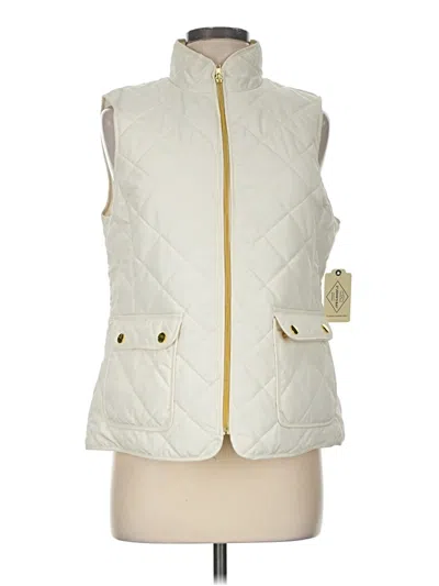 Pre-owned St. John's Bay Vest In Ivory