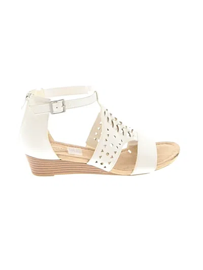 Pre-owned St. John's Bay Wedges In White