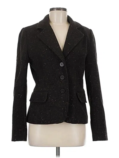 Pre-owned St. John's Bay Wool Blazer Jacket In Brown