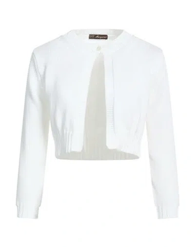 St. Margaret Woman Cardigan White Size S Cotton