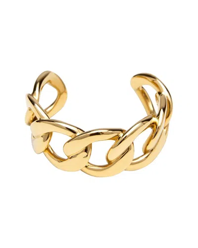 St. Moran 18k Plated Curb Chain Dakota Cuff In Gold