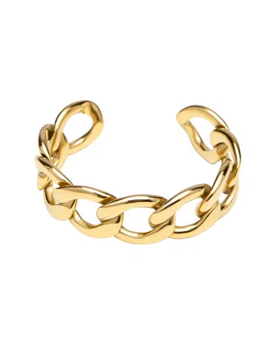 St. Moran 18k Plated Curb Chain Dakota Cuff In Gold