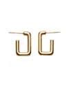 St. Moran Rectangular Hoop Earrings
