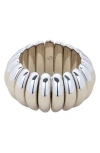 St. Moran Baroque Stretch Bracelet In Silver