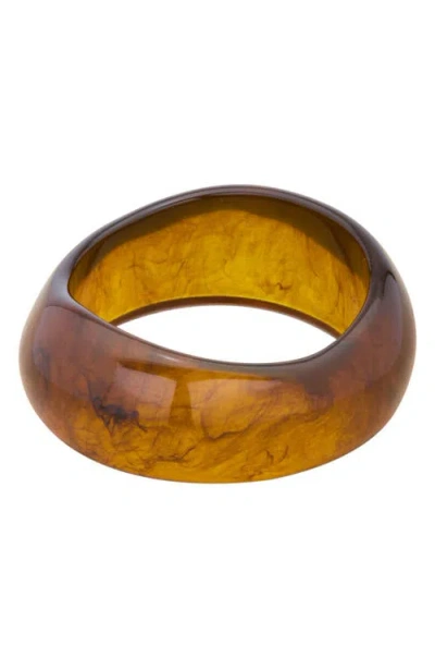 St. Moran Brown Lucite® Bangle