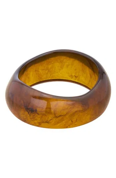 St. Moran Brown Lucite® Bangle