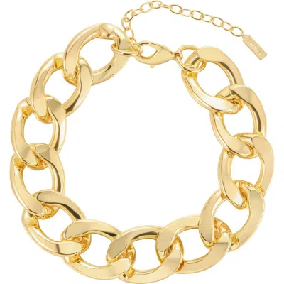 St. Moran Chunky Curb Chain Necklace In Gold