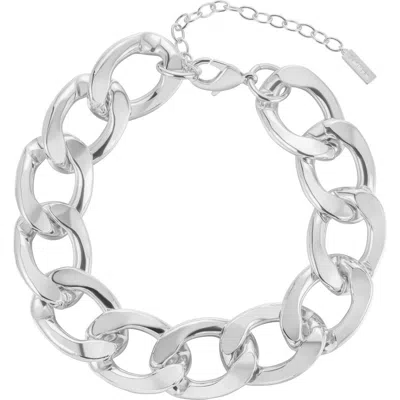 St. Moran Chunky Curb Chain Necklace In Pattern