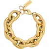 Shop St. Moran Chunky Oversize Chain Bracelet In Gold