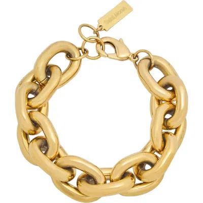 St. Moran Chunky Oversize Chain Bracelet In Gold