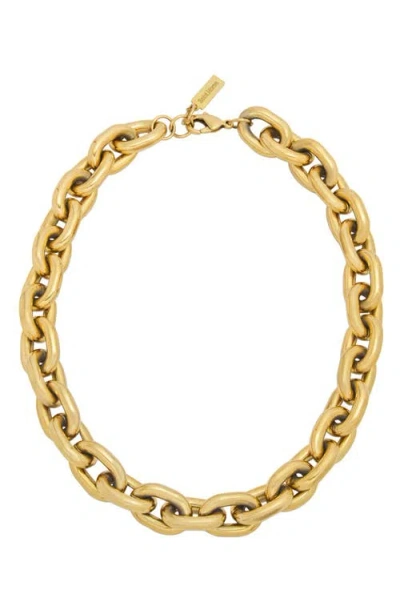 St. Moran Chunky Oversize Chain Necklace In Gold