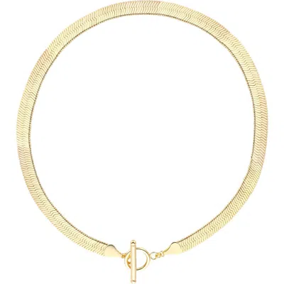 St. Moran Cora Herringbone Chain Necklace In Neutral