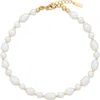 St. Moran Chunky Freshwater Pearl Anklet