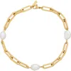 St. Moran Freshwater Pearl Station Anklet
