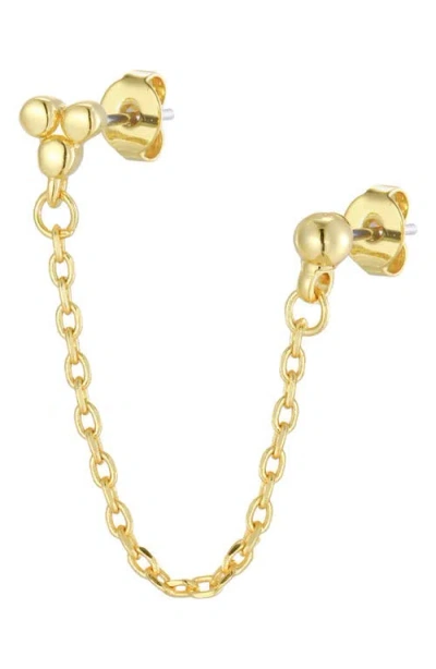 St. Moran Hanging Double Piercing Single Earring In Gold