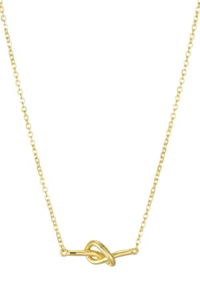 St. Moran Knotted Bar Pendant Necklace In Gold