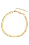 St. Moran Layered Chain Anklet