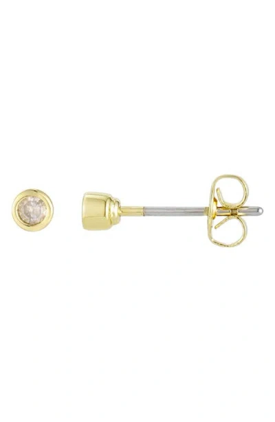 St. Moran Natural Diamond Bezel Stud Earrings In Multi