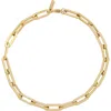 St. Moran Paper Clip Chain Anklet