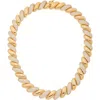 St. Moran Pavé Twist Necklace In Gold