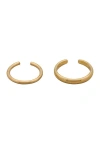 St. Moran Set Of 2 Adjustable Toe Rings