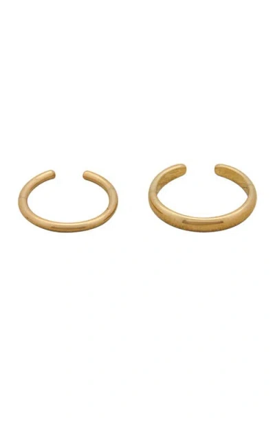 St. Moran Set Of 2 Adjustable Toe Rings